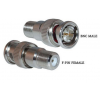 BNC Male to F Female Connector, -0