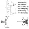 ATM-LCD-M03, Simple LCD TV/Monitor Swivel Wall Mount