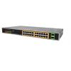 Power Over Ethernet Switch, 24 Port Rack mount PoE Switch with 2 Gigabit Up-link Ports-0