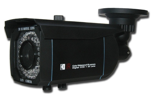 ACC-P27N-CHVD-CONF, ACC-P27N-CHVD, 800TVL Res Varifocal Infrared Bullet Camera. White or Black Color
