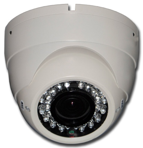 ACC-CLEARANCE-033, Vandalproof Infrared Varifocal High Resolution Dome Camera W/ Corner Mount 762