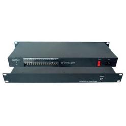 PS-13 APS-12DC-16RM, 16 Camera Rack Mount Power Supply, 10 Amp