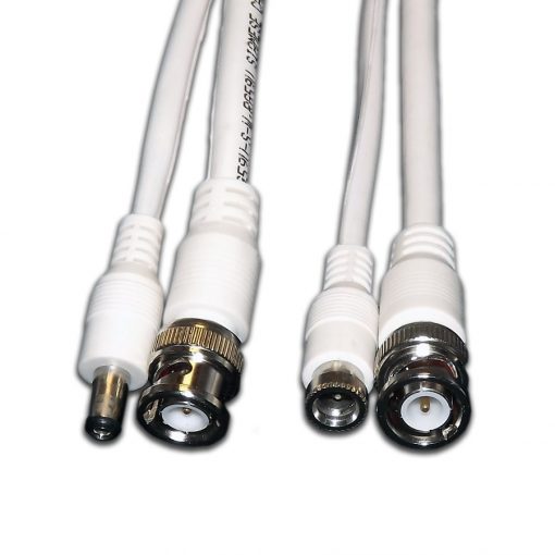 AW-AVC-50B-HD, Heavy Duty High Quality Pre-Made 50ft. Siamese Cable for Security Cameras