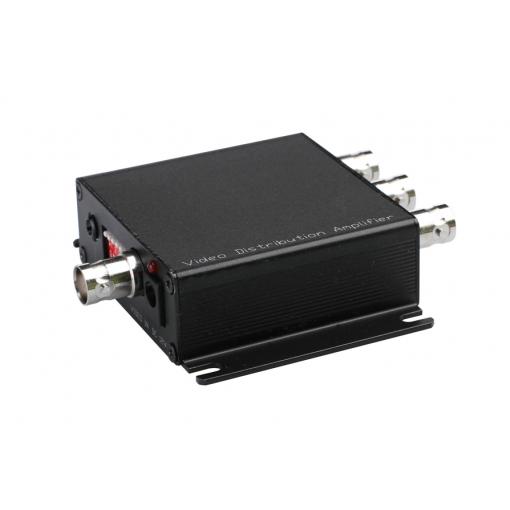 ACA-VD123-P, ACA-VD123, 1 in 3 out HD Video Distributor with High Gain Adjustable Amplifier, Supports Analog and AHD/TVI/CVI HD Video Standards