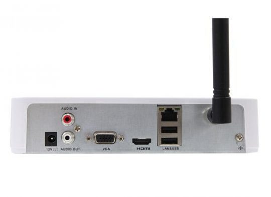 Hikvision DS-7104NI-SL-W 4 Channels Embedded Mini WiFi Network Video Recorder, No HDD