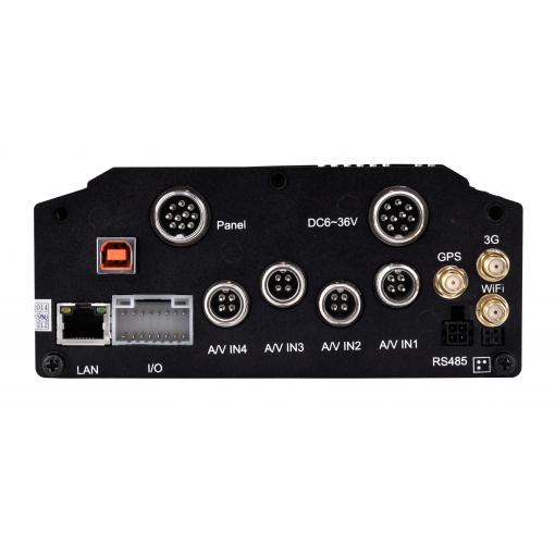 SX-MA830-04B6, 4CH Mobile DVR with GPS and Built-in Wifi, 3G/4G, HDD/SSD and SD card Recording