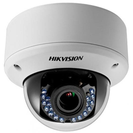 Hikvision DS-2CE56C5T-AVPIR3 HD 720P Low-light Vandal Proof IR Dome Camera, 2.8-12mm