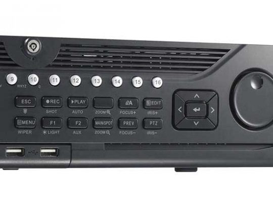 Hikvision DS-9008HFI-ST Hybrid Digital Video Recorder with 8 Analog and 16 IP channels, No HDD
