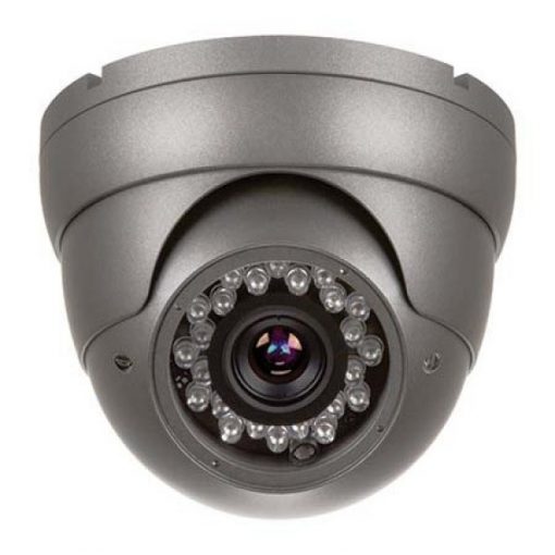 ACC-V06N-CHVD-W-CC-765, ACC-V06N-CHVD-W, 800TVL Varifocal Infrared Vandal Dome Camera Grey Color ***CLEARANCE*** 765