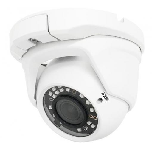 ACC-V706N-24VD, 1080P Resolution, 4-in-1 (AHD, HD-TVI, HD-CVI, and Analog) Varifocal IR Vandal Dome Camera, Grey and White Available