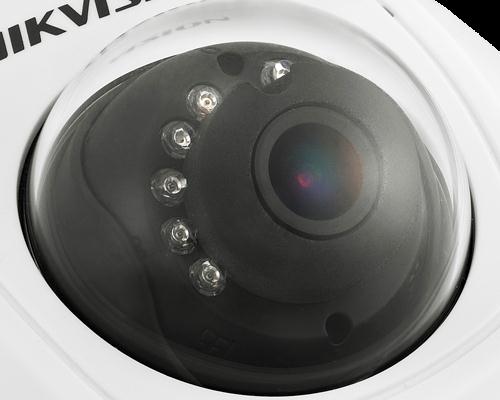 Hikvision DS-2CD2512F-I-4MM 1.3 MP IR Mini Dome Network Camera, 4mm Lens