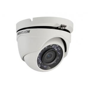 Hikvision DS-2CE56D1T-IRMB-6MM HD-AHD 1080p Outdoor IR Turret Dome Camera, Lens 6mm, Black Finish