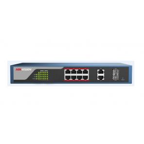 Hikvision DS-3E1310P-E Web-managed PoE Switch, 8 Port