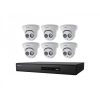 Hikvision I7608N2TP 8-Channel 5MP NVR with 2TB HDD and 6 4MP Outdoor Turret Cameras Kit-0