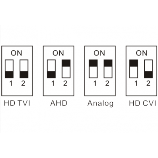 ACC-P731N-24VD-W, 1080P Resolution, 4-in-1 (AHD, HD-TVI, HD-CVI, and Analog) Varifocal IR Bullet Camera (White Color)