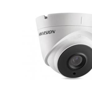 Hikvision DS-2CC52D9T-IT3E 2.8MM 1080p HD-AHD Ultra Low-Light PoC Outdoor Dome Camera, 2.8mm Lens