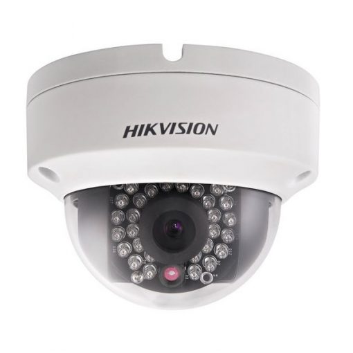 Hikvision DS-2CD2112FWD-IWS 4mm 1.3 Megapixel Wi-Fi Outdoor Day/Night IR Network Dome Camera, 4mm Lens, PoE/12VDC