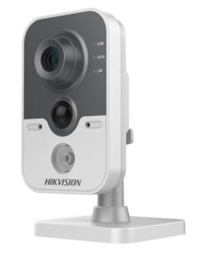 Hikvision DS-2CD2422FWD-IW 2.8mm 2 Megapixel Day/Night Wi-Fi IR Cube Network Camera, 2.8mm Lens, PoE/12VDC