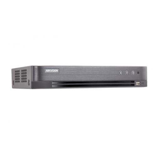 Hikvision DS-7204HQI-K1-P-4TB 4 Channel HD-TVI/Analog Digital Video Recorder, Power Over Coax, 4TB