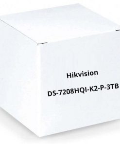 Hikvision DS-7208HQI-K2-P-3TB 8 Channel HD-TVI/Analog Digital Video Recorder, Power Over Coax, 3TB