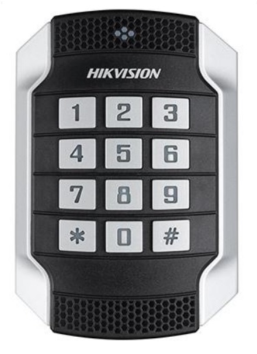 Hikvision DS-K1104MK Mifare Waterproof and Vandalproof Card Reader with Keypad